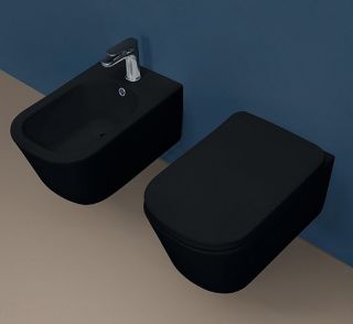 Биде подвесное Kerasan Tribeca 512531 Черное матовое